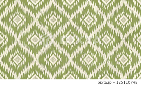 Fabric Ikat Pattern Minimal seamless 125110748