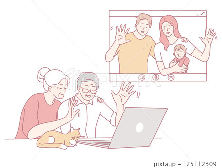 Virtual Family Connection Cherishing Precious Moments Together Online and Staying Close Virtual Family Connection Cherishing Precious Moments Together Online and Staying Close 125112309