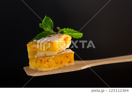 Homemade Cottage Cheese Casserole with Pumpkin Homemade Cottage Cheese Casserole with Pumpkin 125112364