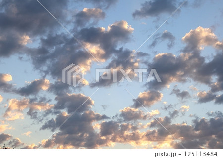 Colorful image of dramatic cloudscape. Colorful image of dramatic cloudscape. 125113484