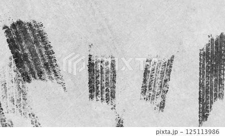 Top view tire marks on the asphalt road, Abstract texture and background black tire tracks on asphalt road, Tire marks on race track texture and background, Vehicle trace on road tire print texture of Top view tire marks on the asphalt road, Abstract texture and background black tire tracks on asphalt road, Tire marks on race track texture and background, Vehicle trace on road tire print texture of 125113986