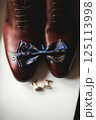Men's accessories with luxury shoes. Top view Men's accessories with luxury shoes. Top view 125113998