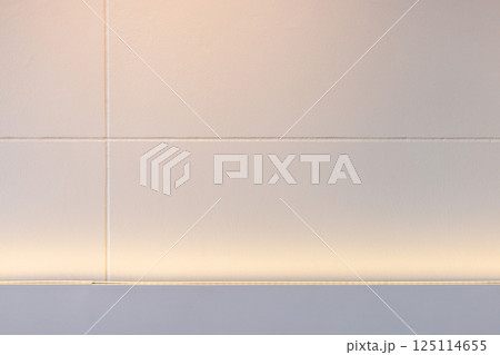 Studio texture and background gradient neon LED light glowing bright floor and wall, Light Emitting Diode light on cement wall, Empty room interior for display product shiny surface. Studio texture and background gradient neon LED light glowing bright floor and wall, Light Emitting Diode light on cement wall, Empty room interior for display product shiny surface. 125114655