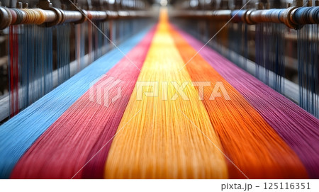Color Spectrum in Weaving Process 125116351