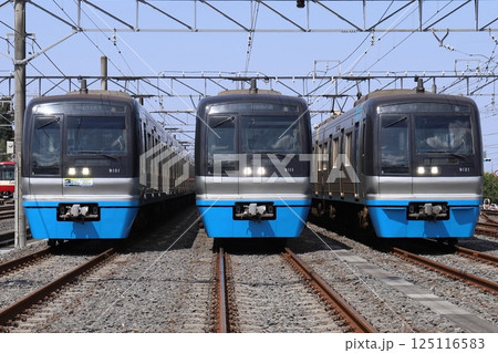9100形3編成並び 9100形3編成並び 125116583
