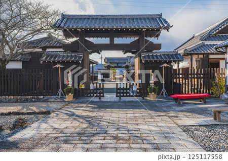 浜松市にある気賀関所の風景(静岡県) 浜松市にある気賀関所の風景(静岡県) 125117558