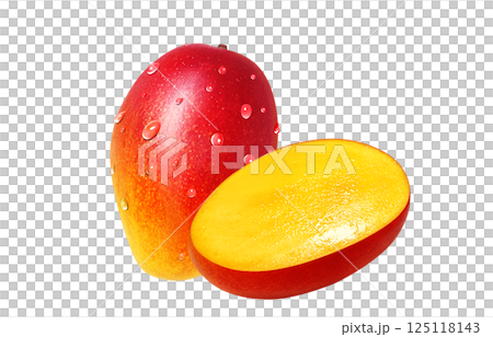 Mango illustration, realistic, fruit 125118143