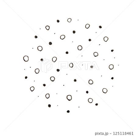 Random pattern of white circular dots on background 125118461