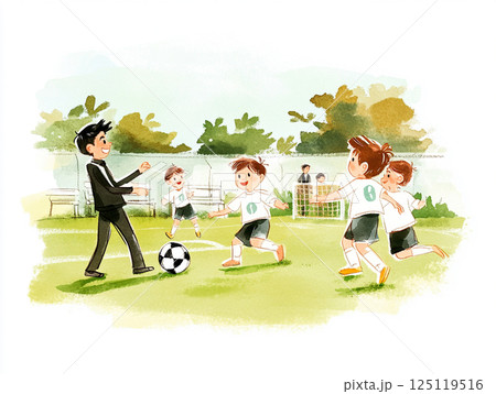 少年サッカー 125119516