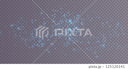 Beautiful Sparkling Blue Particles on a Transparent Background for Artistic Uses and Decor Beautiful Sparkling Blue Particles on a Transparent Background for Artistic Uses and Decor 125120141