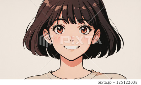 80年代・90年代レトロかわいい女の子 125122038