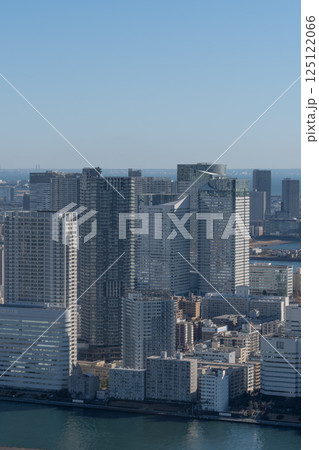 高層ビルから見る都心の風景 125122066