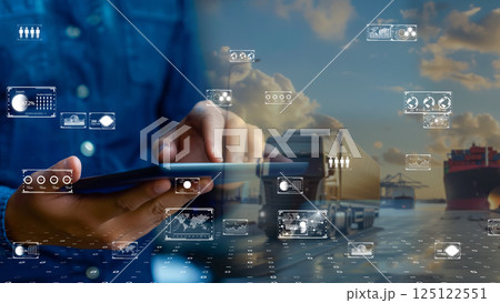 タブレット物流インターフェース、デジタル貨物管理 125122551