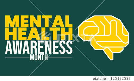 Mental Health Awareness Month, Break the Stigma, Seek Support	 125122552