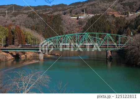 雄大な木曽川を渡る383系特急しなの号_2025/3/1撮影 雄大な木曽川を渡る383系特急しなの号_2025/3/1撮影 125122811