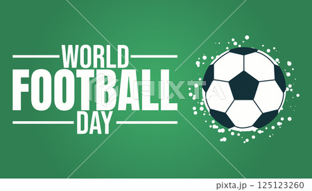 Celebrate the Beautiful Game  World Football Day Design 125123260