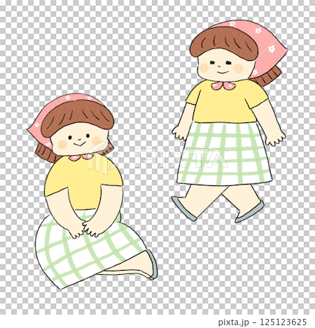 Girl with a scarf 125123625