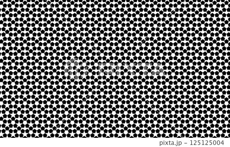 五角形のパターンが星の隙間を空けて並ぶ模様 五角形のパターンが星の隙間を空けて並ぶ模様 125125004