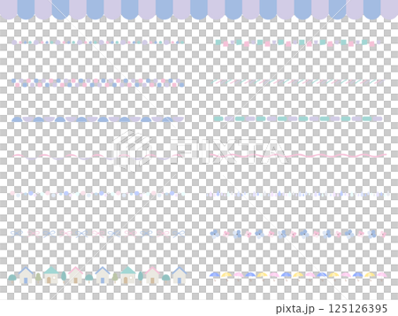 可愛的手繪彩色雨季線條插圖集 可愛的手繪彩色雨季線條插圖集 125126395