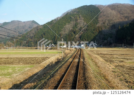 芸備線からの車窓風景(備後落合駅―新見駅) 芸備線からの車窓風景(備後落合駅―新見駅) 125126474