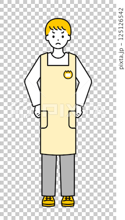 Full body pose_simple male nursery teacher 15 125126542