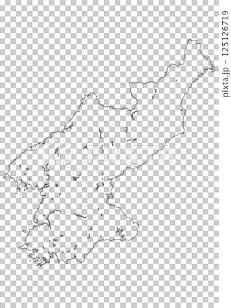 北韓空白地圖 北韓空白地圖 125126719