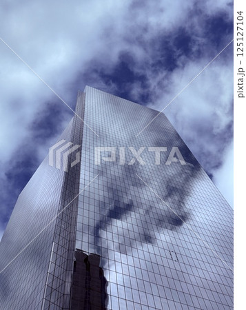 Reflections in a skyscraper in New York Reflections in a skyscraper in New York 125127104