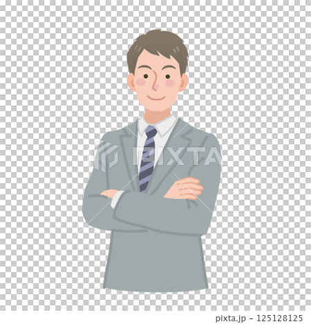 自信的商人 125128125