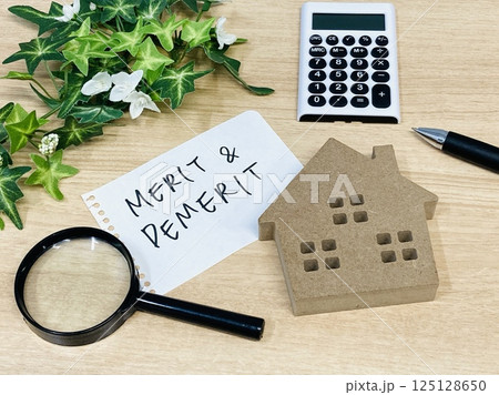 不動産に関するメリット・デメリット 125128650