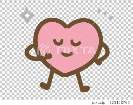 自信的心性格（向量） 125128760