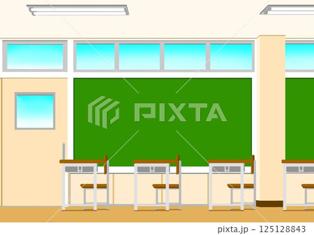 教室の壁際 教室の壁際 125128843