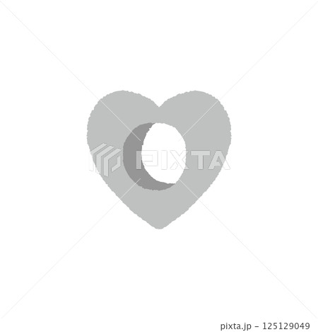 心にぽっかり穴が空いた状態を表すイラスト ハート 手書き 心にぽっかり穴が空いた状態を表すイラスト ハート 手書き 125129049