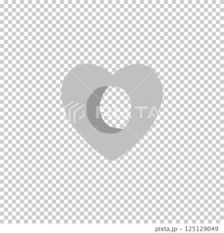 心にぽっかり穴が空いた状態を表すイラスト ハート 手書き 心にぽっかり穴が空いた状態を表すイラスト ハート 手書き 125129049