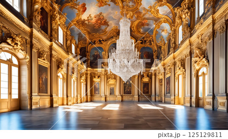 A large baroque hall 125129811