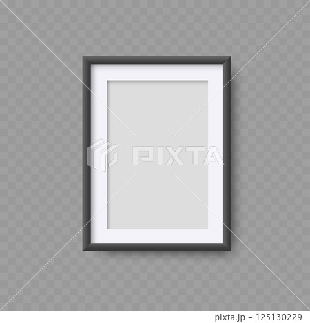 Square Photo Frame Mockup - Vector 125130229