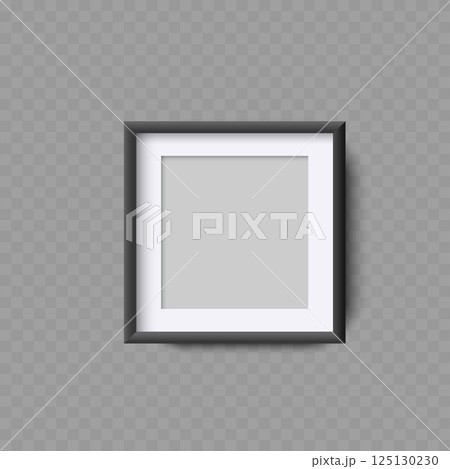 Square Photo Frame Mockup - Vector 125130230