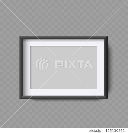 Square Photo Frame Mockup - Vector 125130231
