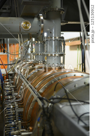 Fragment of an industrial high-voltage linear electron accelerator 125130912