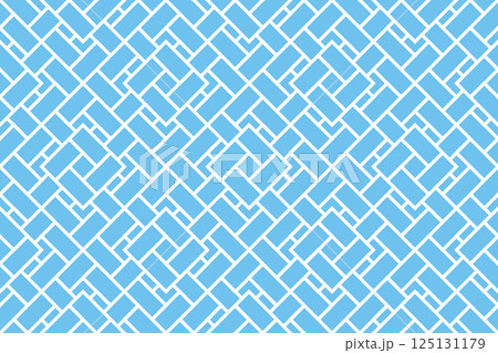 The geometric pattern with lines. Seamless vector background. White and blue texture. Graphic modern pattern. Simple lattice graphic design The geometric pattern with lines. Seamless vector background. White and blue texture. Graphic modern pattern. Simple lattice graphic design 125131179