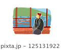 温泉旅館でくつろぐ女性 125131922