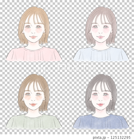 個性色彩女套裝 個性色彩女套裝 125132295