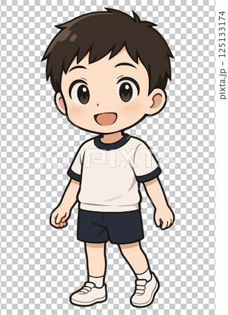 体操服の男の子 125133174