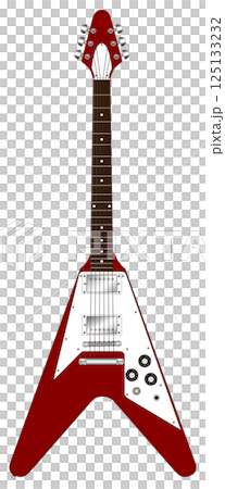 Electric guitar Flying V red 125133232