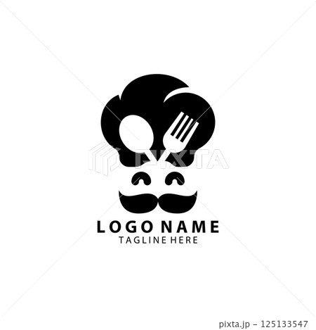 master food logo design vector 125133547