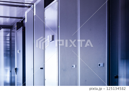 data storage cabinets with hard drive array 125134582
