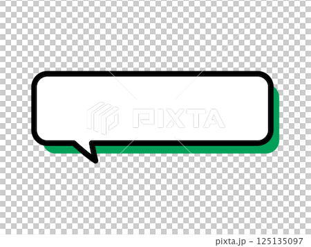 吹き出し_角丸_緑 吹き出し_角丸_緑 125135097
