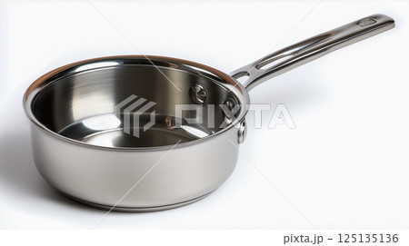 Stainless steel cooking pot designed for even heating and durability in professional and home kitchens Stainless steel cooking pot designed for even heating and durability in professional and home kitchens 125135136