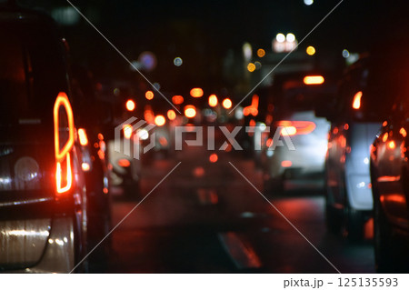 夜の渋滞 夜の渋滞 125135593