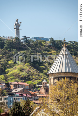 Kartlis Deda, Mother of Georgians monument on Sololaki hill in Tbilisi, capital of Georgia Kartlis Deda, Mother of Georgians monument on Sololaki hill in Tbilisi, capital of Georgia 125135935