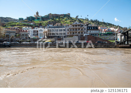 Cityscape view of Tbilisi, the capital of Georgia Cityscape view of Tbilisi, the capital of Georgia 125136171